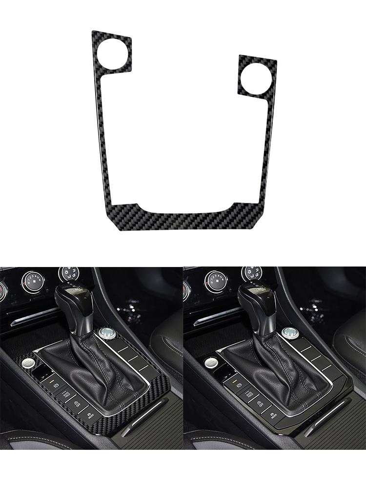 Carbon Fiber Car Interior Transmission Shift Box Panel Trim Sticker For VW Jetta MK7 2019-2025 Car Styling Accessories