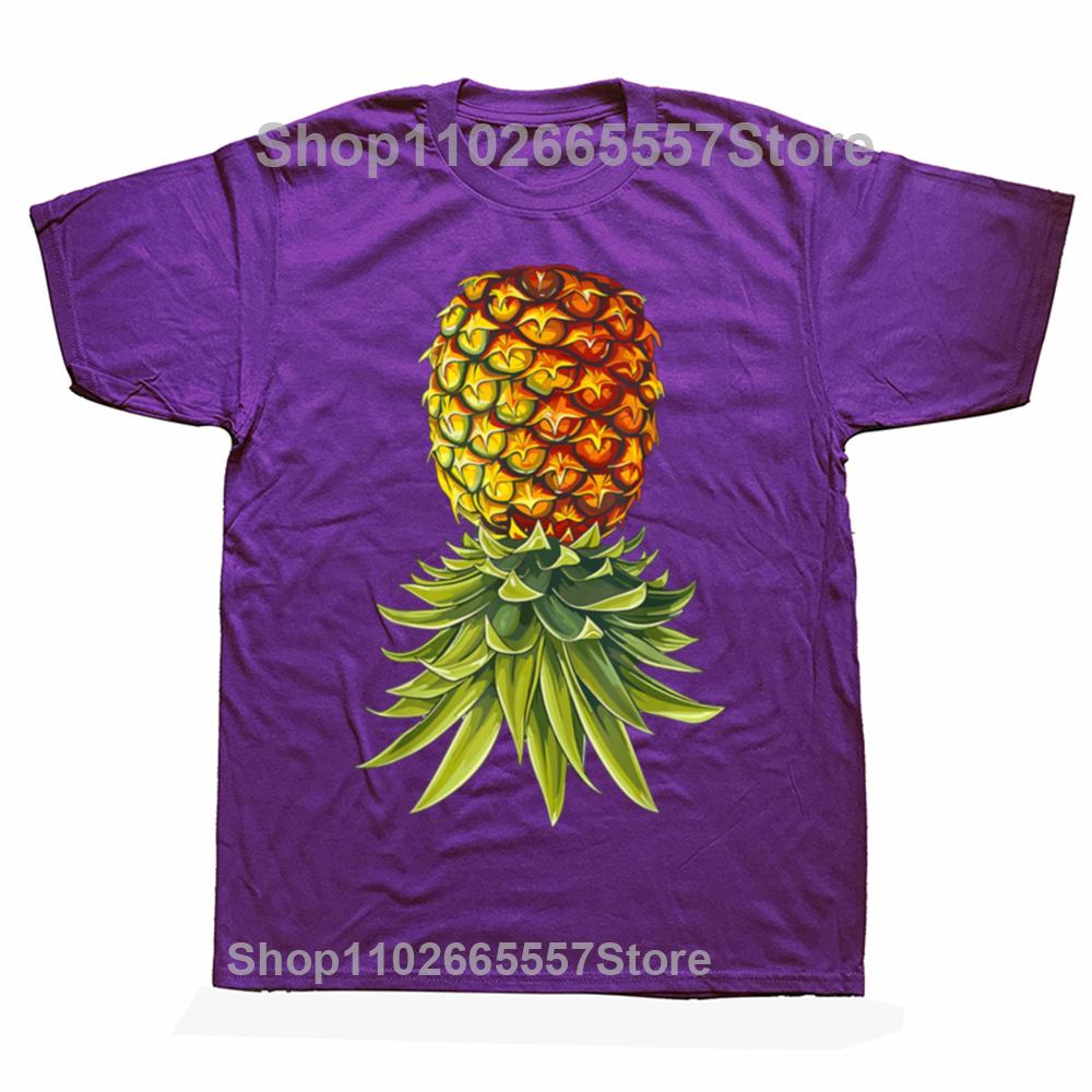 

Funny Really Like Inverted Upside Down Upsidedown Pineapple T-shirts Men Fashion Casual Tshirt Cotton Loose Oversized T Shirt 4XL