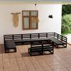 Garden Furniture Set 12 Pcs Solid Pine Wood