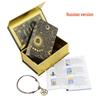 Rose Gold Waterproof Tarot Cards - 78-Card Classic Waite Hot Stamping Plastic Deck