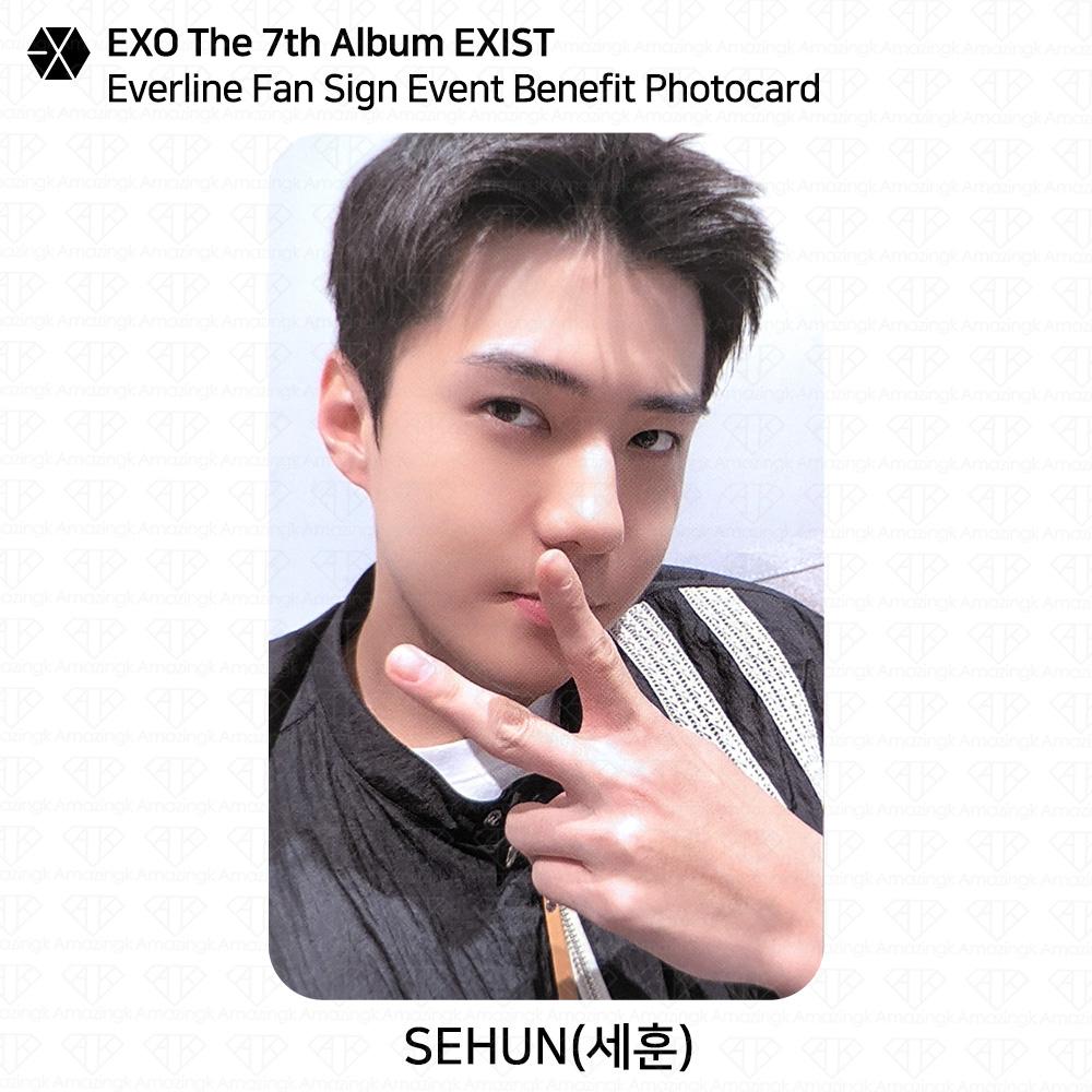 EXO EXIST Everline Fansign-arrangement Fordelskort BAEKHYUN KPOP K-POP