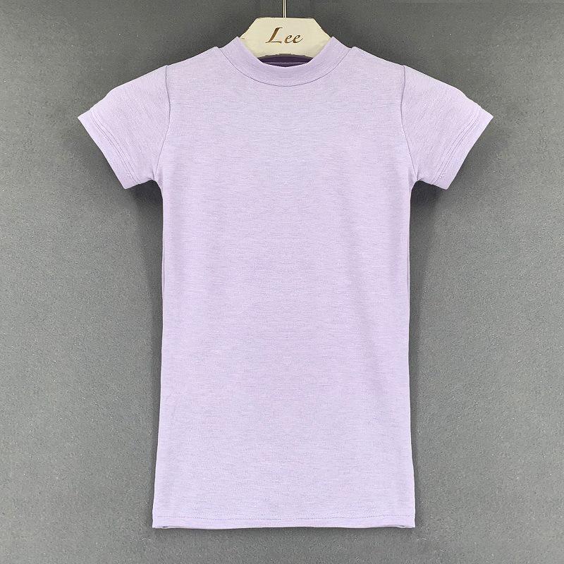 Dongdaemun Sexy Semi-Sheer Tight-Fit Short-Sleeve T-Shirt