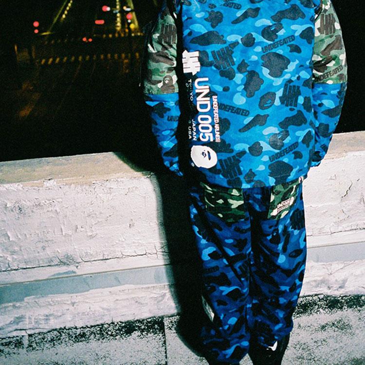 UNDEFEATED X A BATHING APE Knitted Sweatpants Unisex Moderate Cuffed Pants UI2BGKP01M