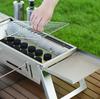 Barbecue Grill Barbecue Grill Household Indoor Outdoor Camping Charcoal Stainless Steel Portable Folding Barbecue Rack