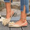 Fashion 2025 Summer Closed Toe Women's Sandals Fashion Floral New Daily Light Comfortable Plus Size Best Seller Flat Sandals Zapatos