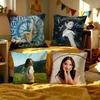 Pop Singer LLaufeyS Pillow Cushion Cover Pillowcase Living Room Sofa Home Decor Customized