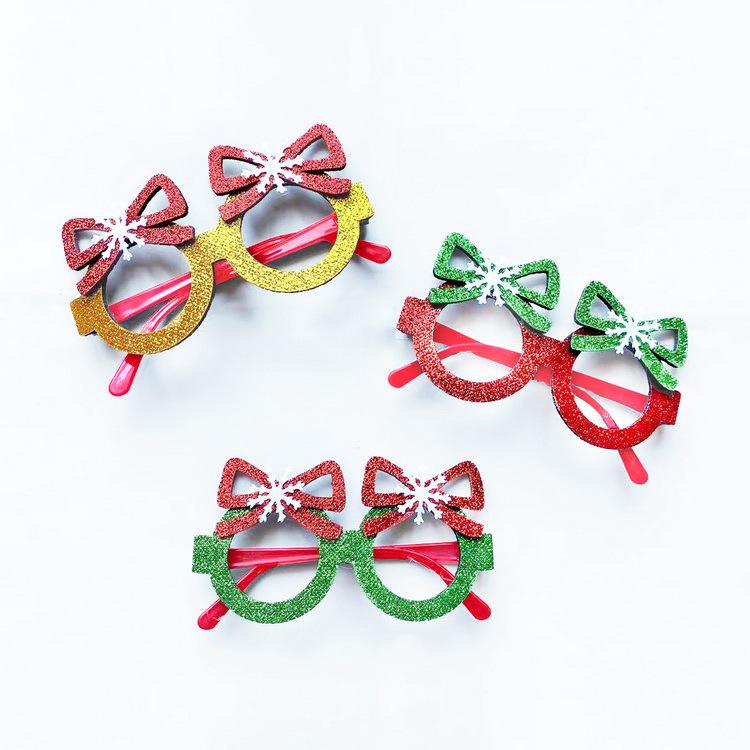 Creative Christmas Glasses - Santa, Snowman, Antlers for Adults & Kids