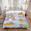 3er-Set Tom & Jerry Yummy Time Druckbezug Ultraweich, Atmungsaktiv und Bequem Bettwäsche mit Stilvollem Design für Schlafzimmer- und Gästezimmerdekoration 1 Bezug