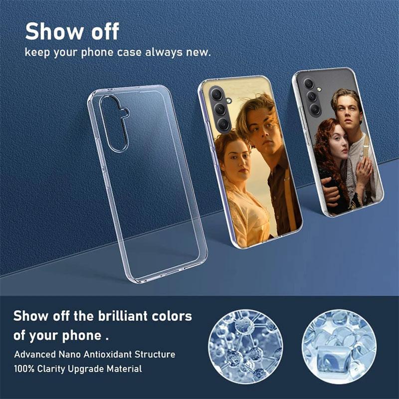 T-Titanics Movie Phone Case for Samsung A16 A26 A36 A56 A17 A37 A57 A07 A06 A02S A03 A04S A05S Galaxy Note 20 10 A50S A71 A51 A3
