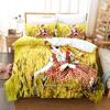 Candy Candy 3D Kawaii Anime Beddengoed Set Enkel Twin Volledig Queen King Size Dekbedovertrek Sets voor Volwassen Kind Slaapkamer