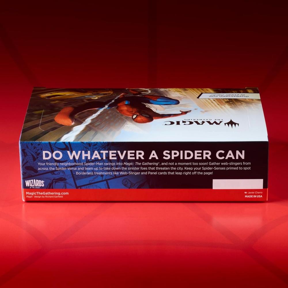 Magic  The gaThering Homem-Aranha Play Booster Versão Inglesa Caixa Com 30 Pacotes