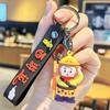 Journey to the West Keychain: Cute Sun Wukong & Zhu Bajie Backpack Pendant, Mythological Student Charm Gift