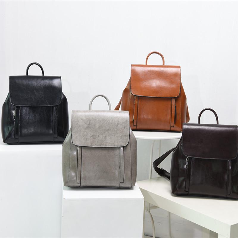 2025 Damenmode Rucksack aus echtem Leder - Multifunktional und stilvoll