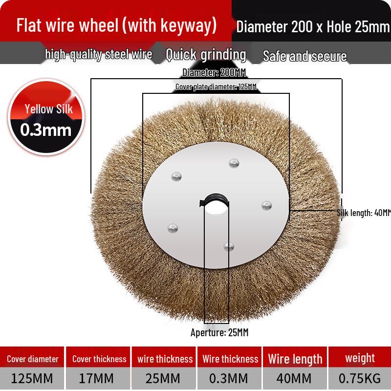 

Flat Steel Wire Wheel