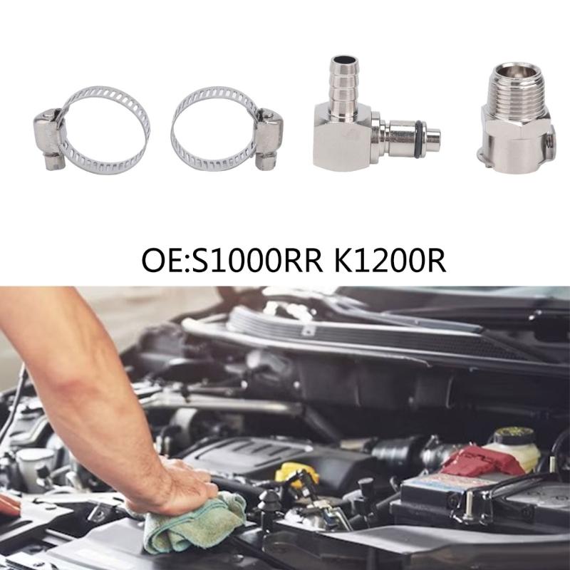 Aluminum Fuel Pump Fitting for K1200R Hose Connections, Built for Motorcycle Fuel System Replacement Work