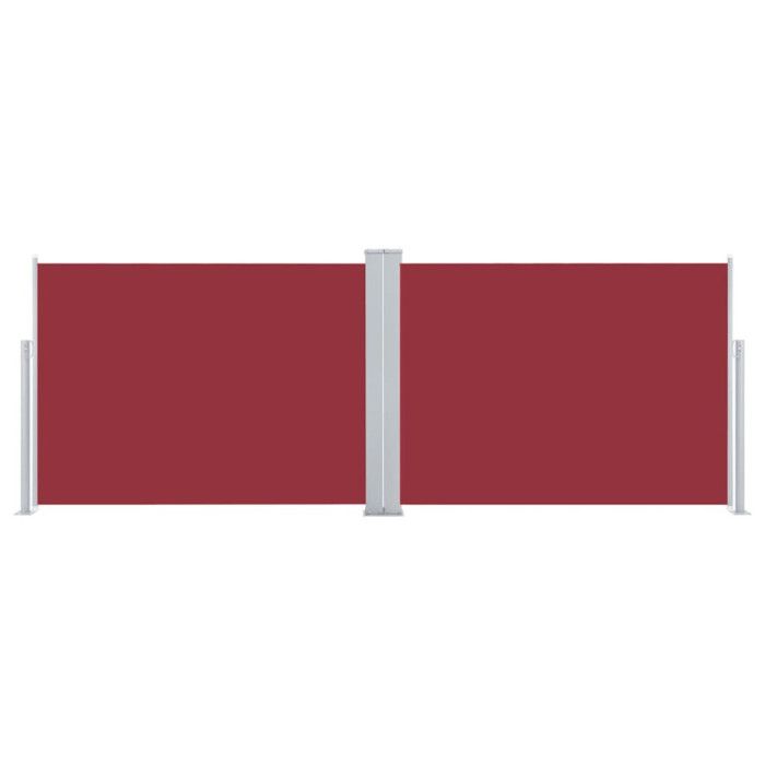VidaXL Auvent latéral rétractable Rouge 100 x 1000 cm