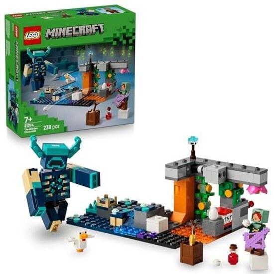 LEGO Minecraft Warden Encounter 21274 toy boys girls toys birthday present blocks 7 years old 8 9 elementary school goods game movie children 238