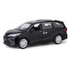 1/24 Toyota Sienna Granvia MPV Alloy Car Model Diecast Metal Toy Commercial Car Vehicles Model Sound and Light Simulation Children Gift