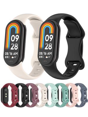 Paski do Xiaomi Mi Band 9 8 NFC Bransoletka miBand 9 Sportowy Silikonowy Pasek na Nadgarstek pulseira correa Smartwatch mi band 8 9 Akcesoria