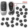 Car Key Stickers Auto Control Keychain Emblem For Mercedes Benz C180 C200 C260 C300 W108 W124 W126 W140 W168 W169 Accessories Q2