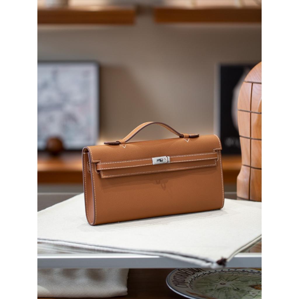 Kazilan Kelli Cut Imported Shafi Thread Kelly Bag High-end Versatile One-shoulder Crossbody Handbag