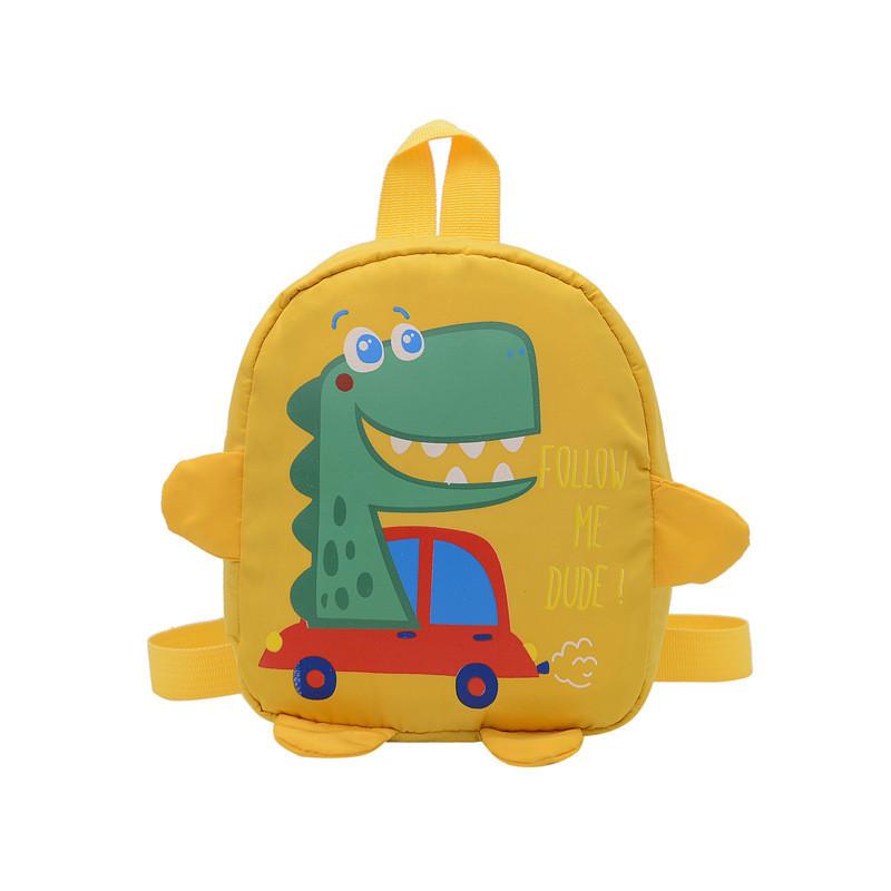 Dinosaur Car Pattern Shoulder Bag Kids Snack Backpack Outdoor School Bags Gift