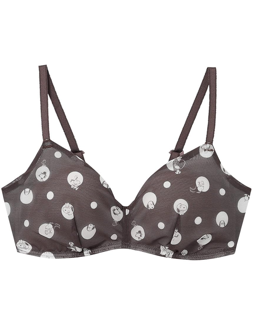 

Unnanacool Wireless Bra, Comfortable and Beautiful, High-Arm Design, Snoopy [PEANUTS Collaboration], Wireless Bra, BUN121, Women s, BR