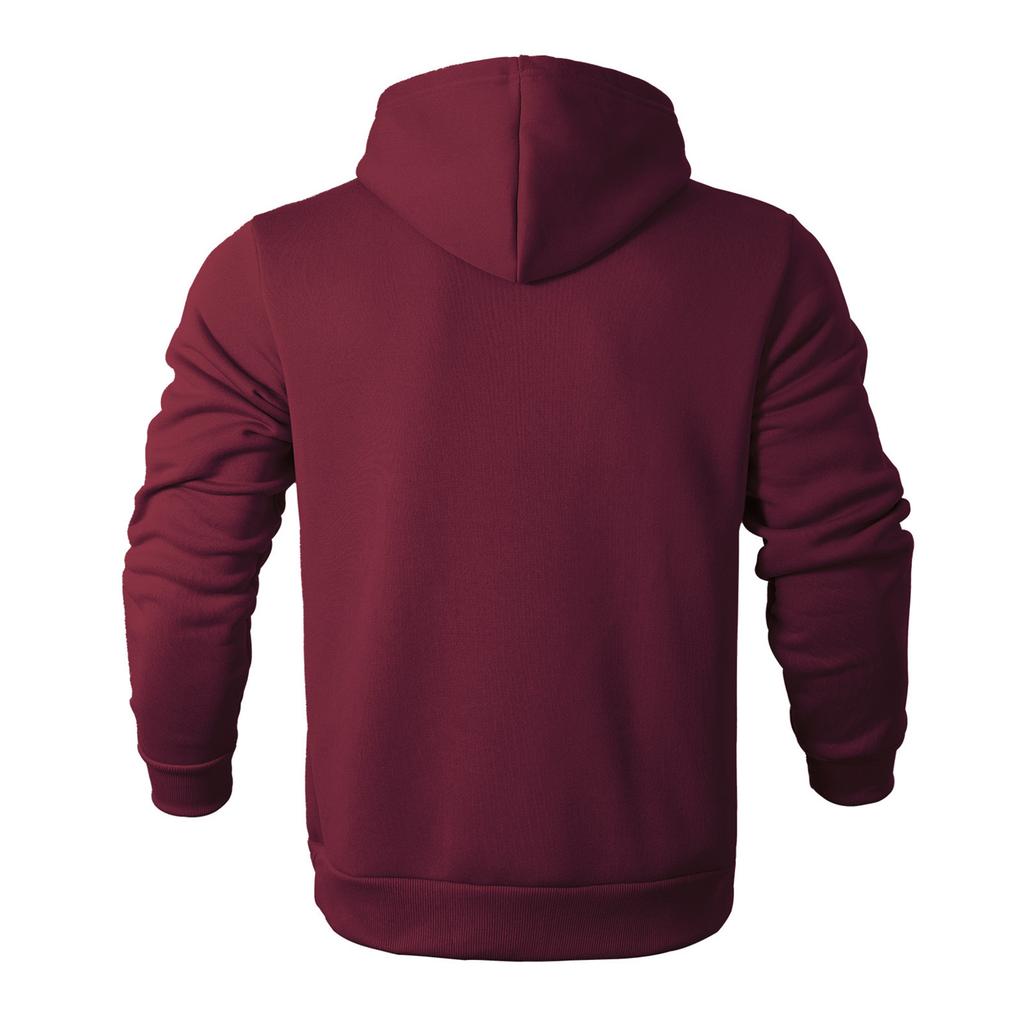 Men's Hooded Sweatshirt, Contrasting Color Sweatshirt, Sports Casual Jacket