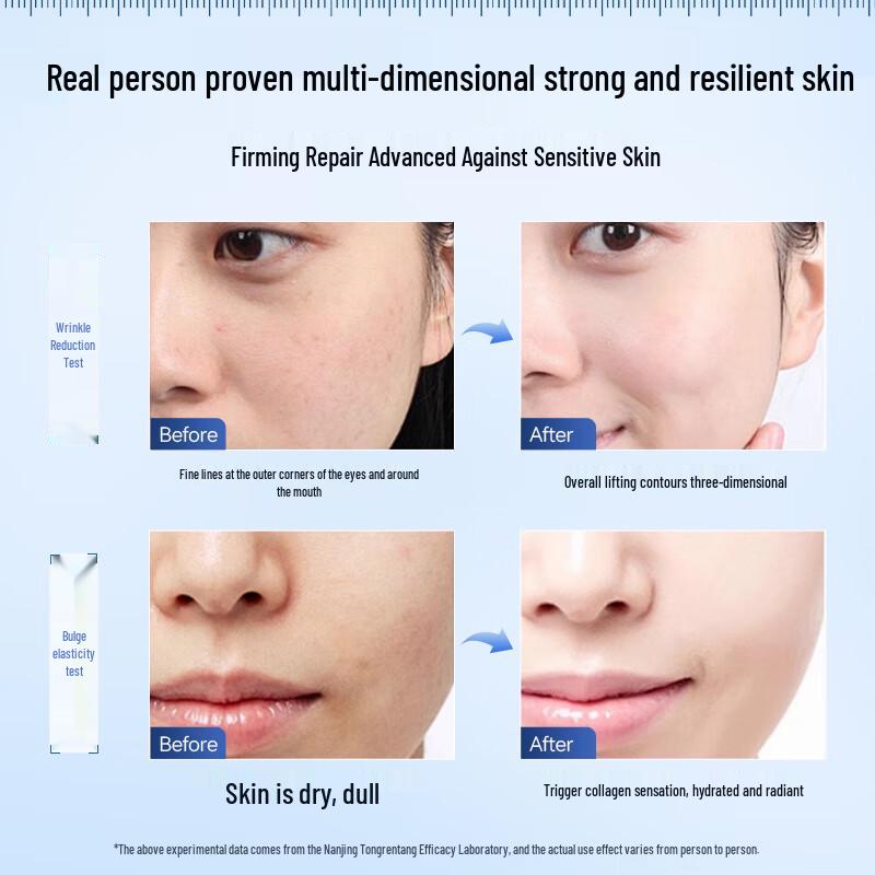 Nanjing Tongrentang Anti-Falten & Feuchtigkeitsspendende Tuchmaske