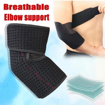 1Pcs Adjustable Elbow Brace Support Breathable Compression Arm Sleeve Wrap for Joint Pain Relief, Tendonitis, Golfer