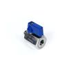 304 Stainless Steel Mini Ball Valve: Male To Female Thread, 4-Point/2-Point Switch.