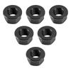 Rear Sprocket Nut Kit M10x1.25mm Black For Suzuki GSXR 600 750 1000 SV 650 1000