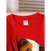 Girls' Long-Sleeve Round Neck Sweatshirt with Printed Design, Cute Guinea Pig Print Suitable for Spring And Autumn, Fashionable And Casual