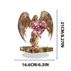 Exquisite Acrylic 2D Angel Home Ornament Office Desktop Living Room Decors Perfect Christmas New Year Gift for Friends
