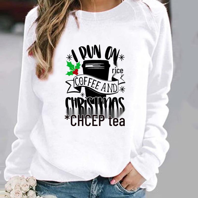 Women's Christmas Tree Style Pullover Hoodie