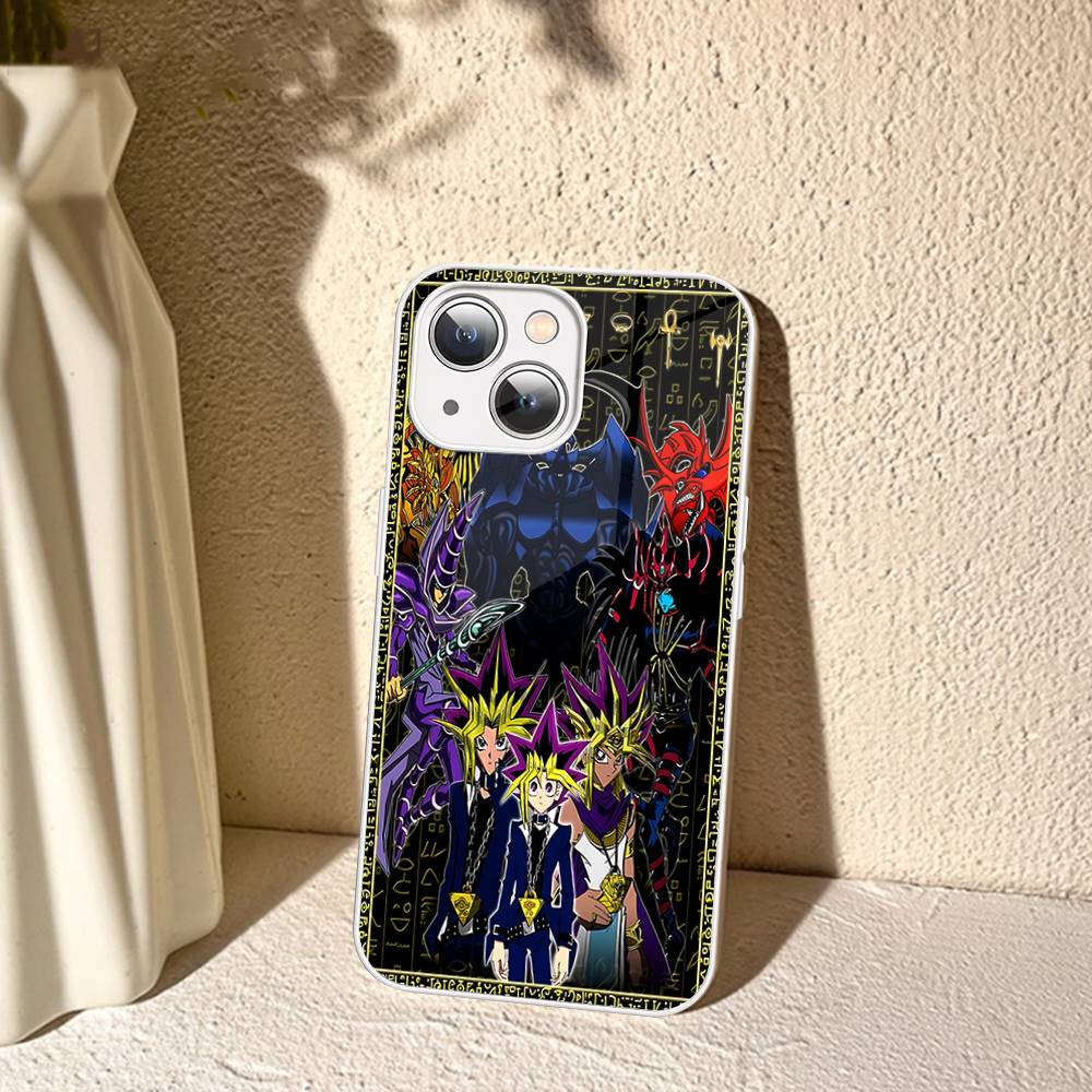 

Amine Yu Gi Oh Classic Tempered Glass For Iphone 14 13 12 11 Pro Mini XS MAX 14Plus X XS XR Cover iphone 11 pro