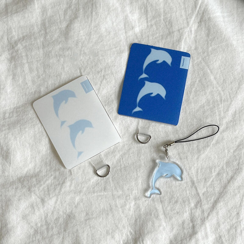 happy dolphin phone strap