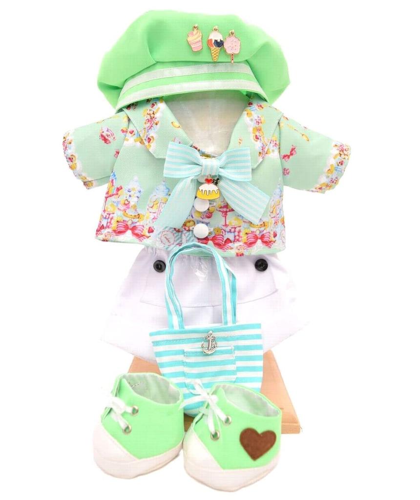 Teddy Bear Mail Order Alice Gelatoni Costume with Tote Desert Size Small Dress-Up Bag, Sailor, (No Body)