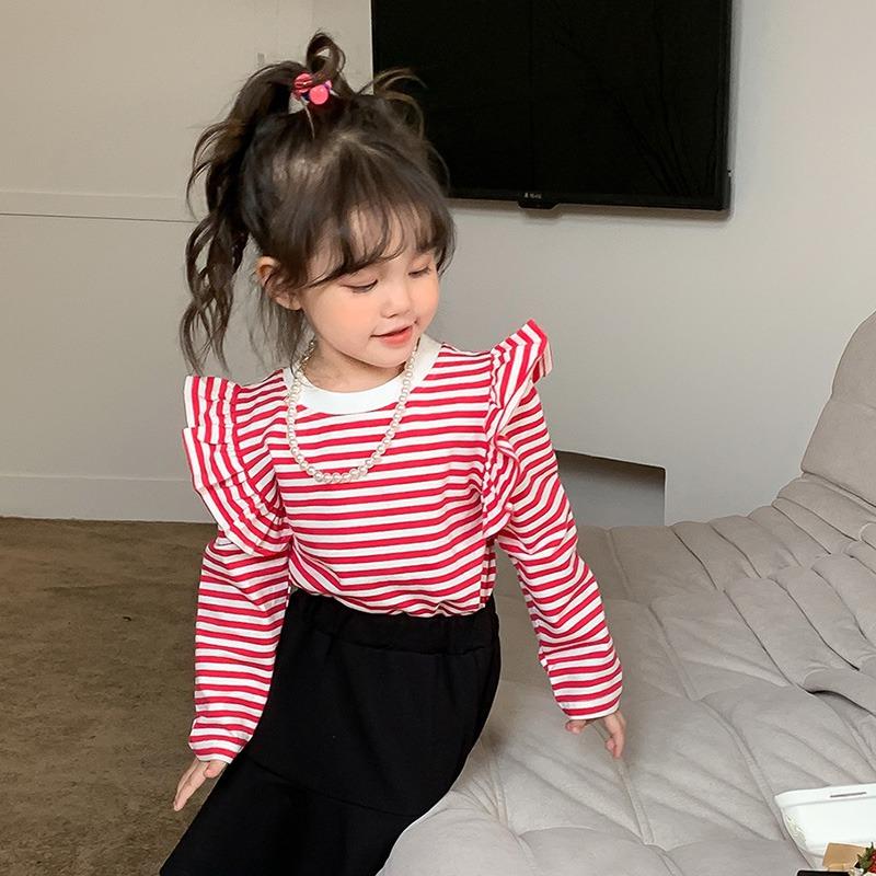 Toddler Girls Basic Shirt Mock Neck Undershirt Base Layer Shirts