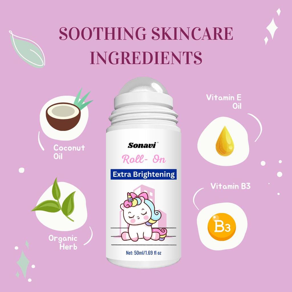 Underarm Roll On, Smoothing Skin Lotion Roll On, Rough Bumpy Treatment Pore Spots Care Moisturizer Whitening Cream, 50ML