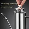 Stainless Steel Oil Pot Vinegar Juice Dispenser Drip-Proof Dust-Proof Oil Storage Container To Store Kitchen Tool Seasoning Pot