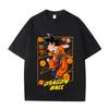 Dragon Ball Goku Anime Print Funny Tops Summer New T-shirt Unisex Dragon Ball Cotton T-shirt