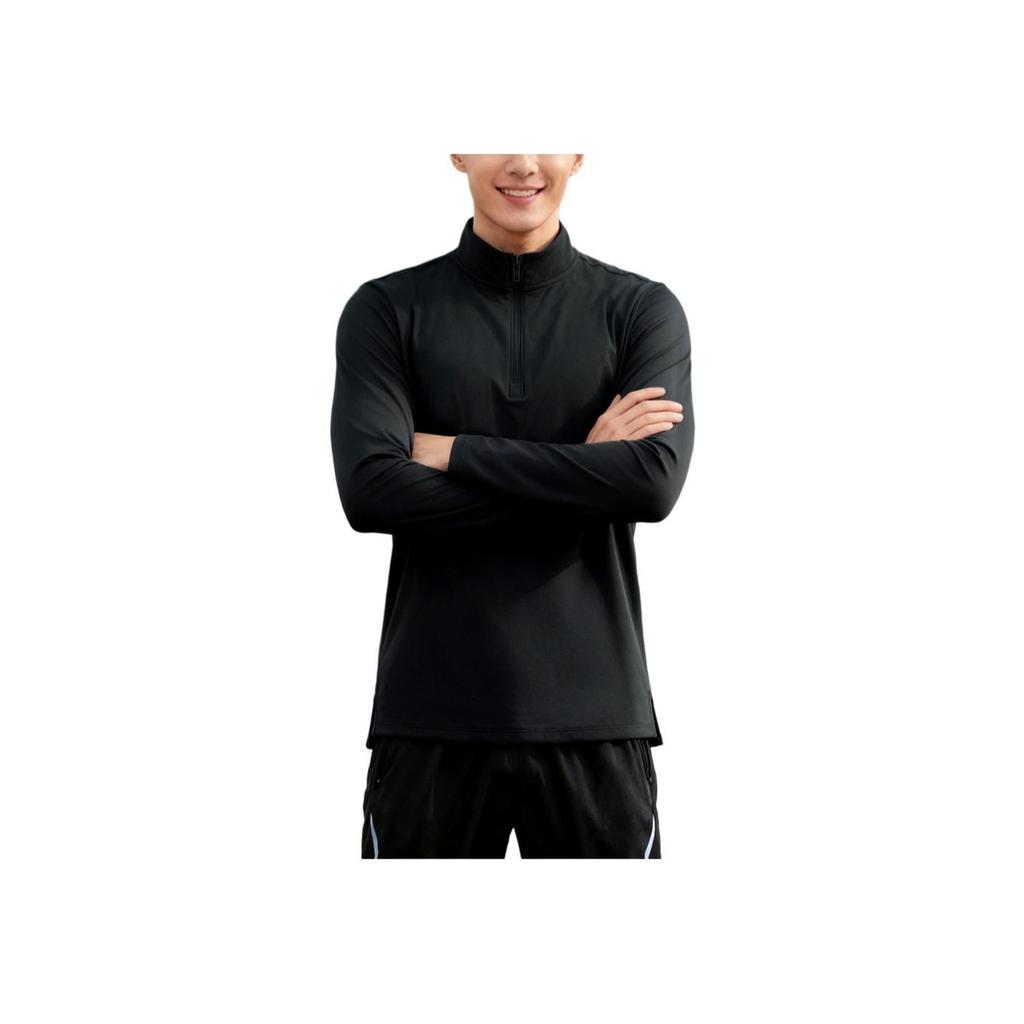 Under Armour Meridian Tréninkové Běžecké Dlouhý Rukáv Prodyšné Tričko Pánské Vrcholy Černá 1387905-001