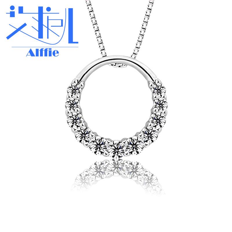 Женское ожерелье-подвеска со стразами в корейском стиле - Короткая цепочка на ключицу, ювелирный аксессуар