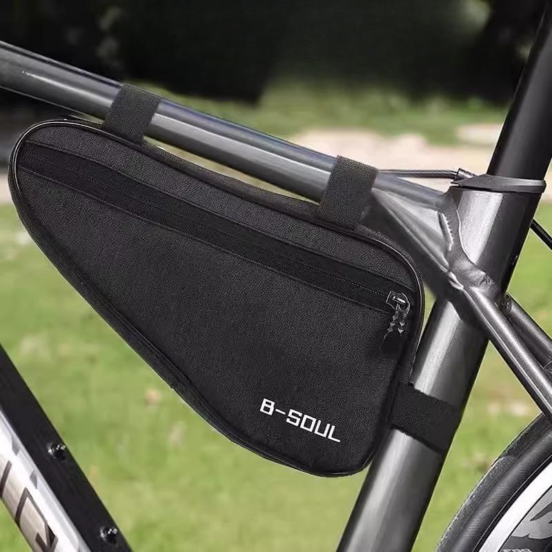Bicycle Triangle Bag Bicycle Front Frame Handlebar Storage Bag Durable Cycling Bags Outdoor Bike Parts Bicycle Accessories