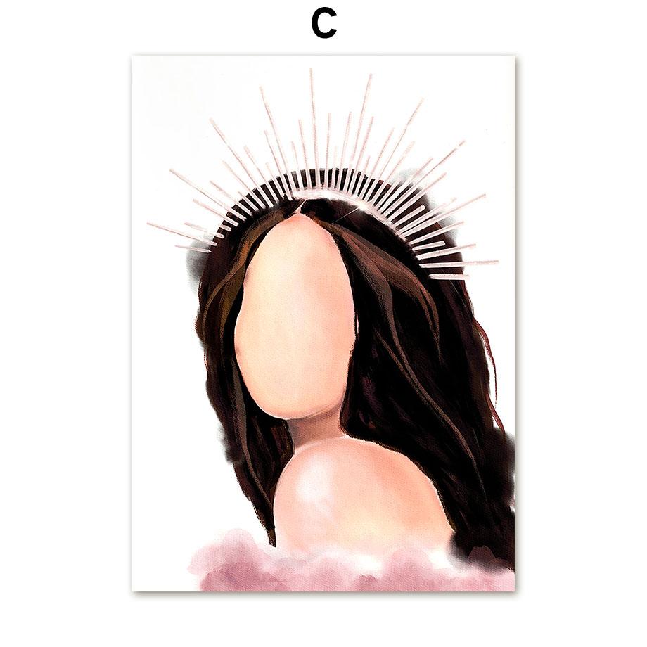 Unicorn Ballet Girl Princess Rainbow Flower Wall Art Canvas Painting Nordic Posters And Prints Wall Pictures For Kids Room Decor