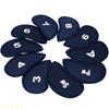 A1A2 10Pcs Wedges Iron Club Protective Headcover Putter Protector with Number Tag Golfs Iron Club Head Cover Golfs Supplies