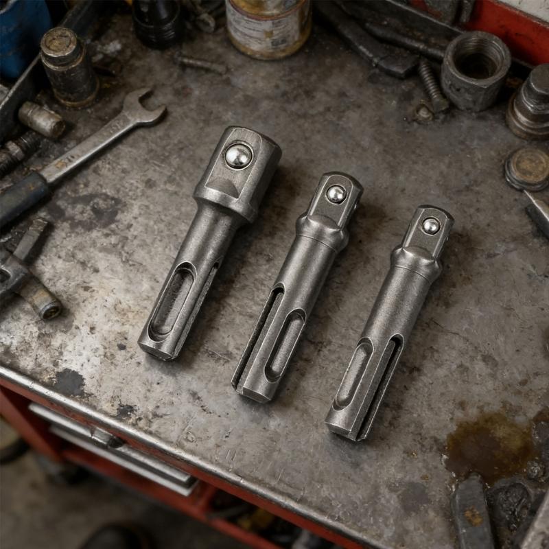 3Pcs Socket Driver Set Shank Electric Bit Adapters Impact Drill Hammer Adapters Wrenches Tool Easy To Install
