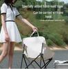 Moon Chair: Thickened Folding Outdoor Recliner for Camping, Fishing, Picnics, Art, and Relaxation