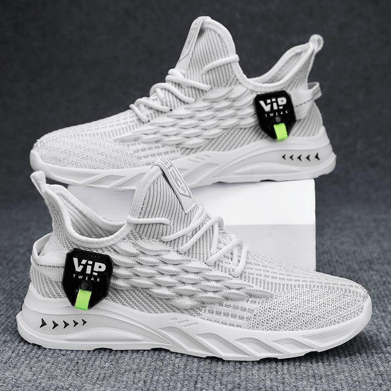 Pantofi pentru bărbați de vară, pantofi de alergare cu secțiune subțire, cu plasă, cu fund moale, pantofi de alergare la modă coreeană